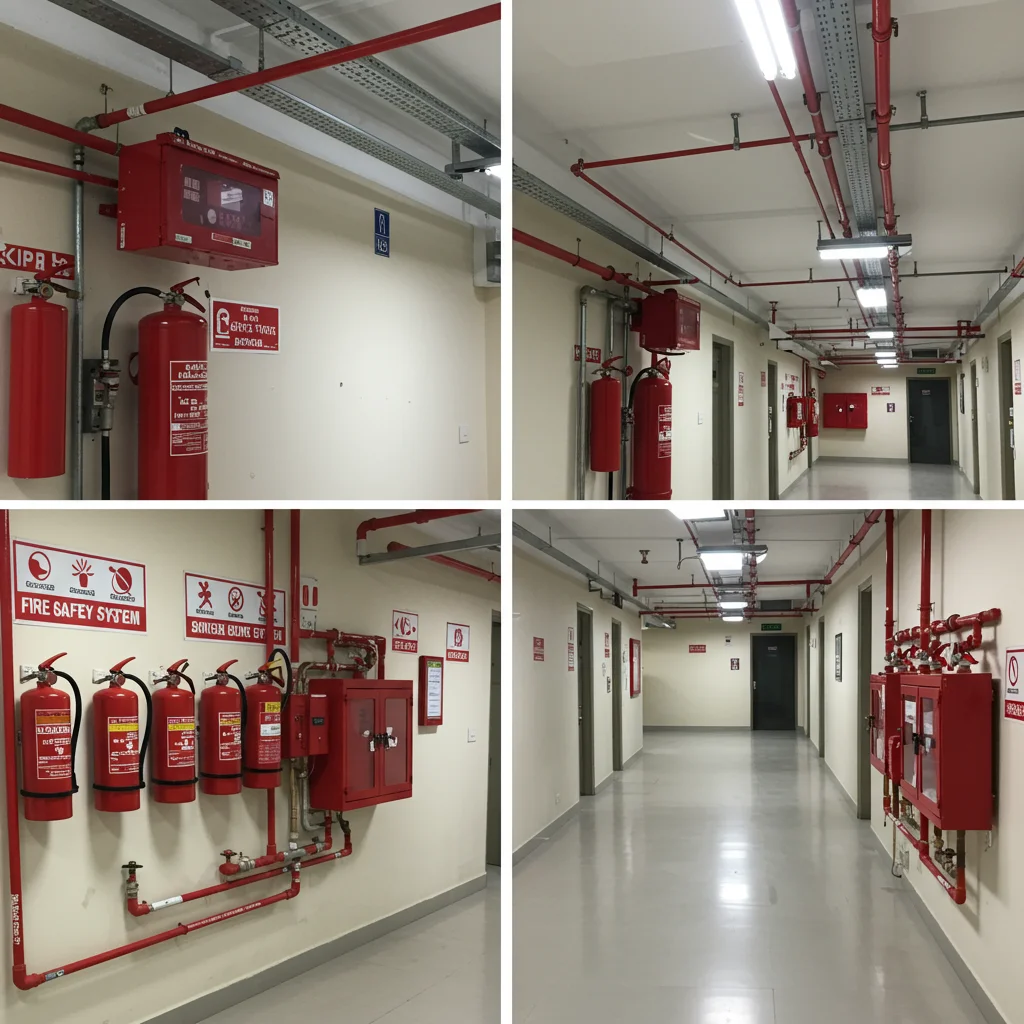 Comprehensive Fire Protection Systems in a Building