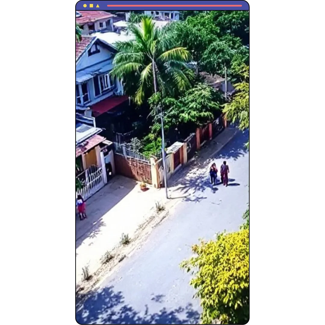 CCTV monitoring via remote access to CCTV via a mobile app